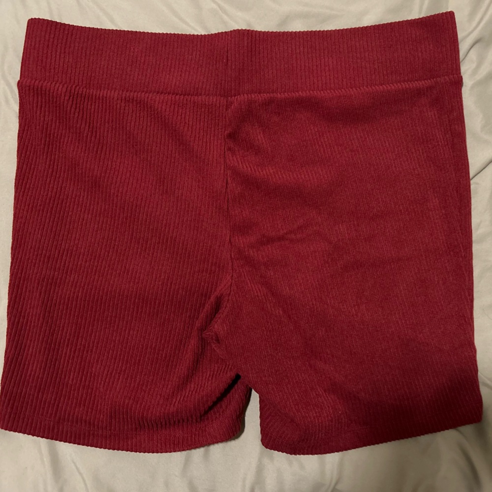 Red Ribbed Bottoms - Picture 2 of 5